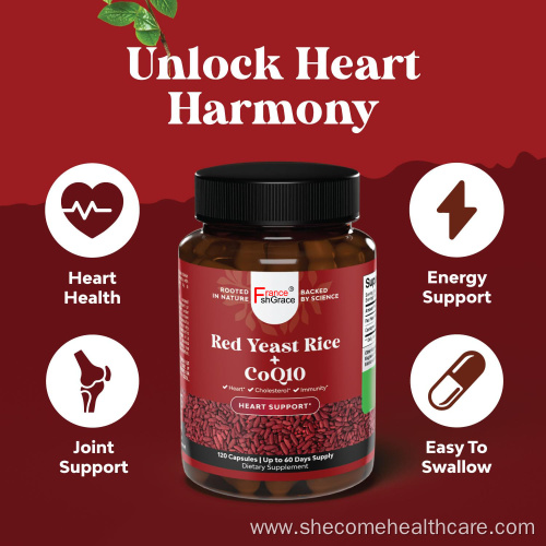 Red Yeast Rice with CoQ10 Supplement for adult